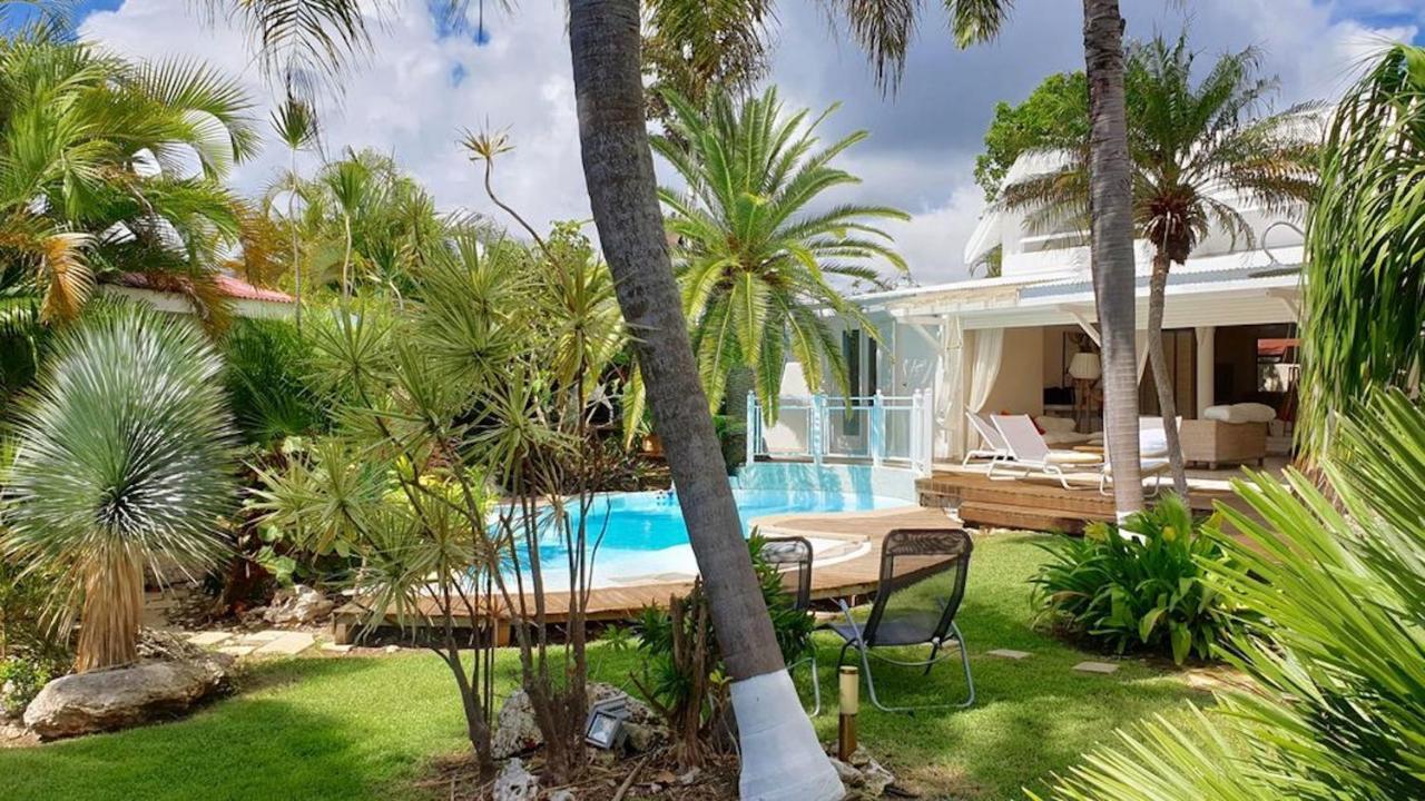 Villa Iguanou Et Piscine En Bord De Mer Proche Plages Marina Et Golf Saint-Francois  Kültér fotó