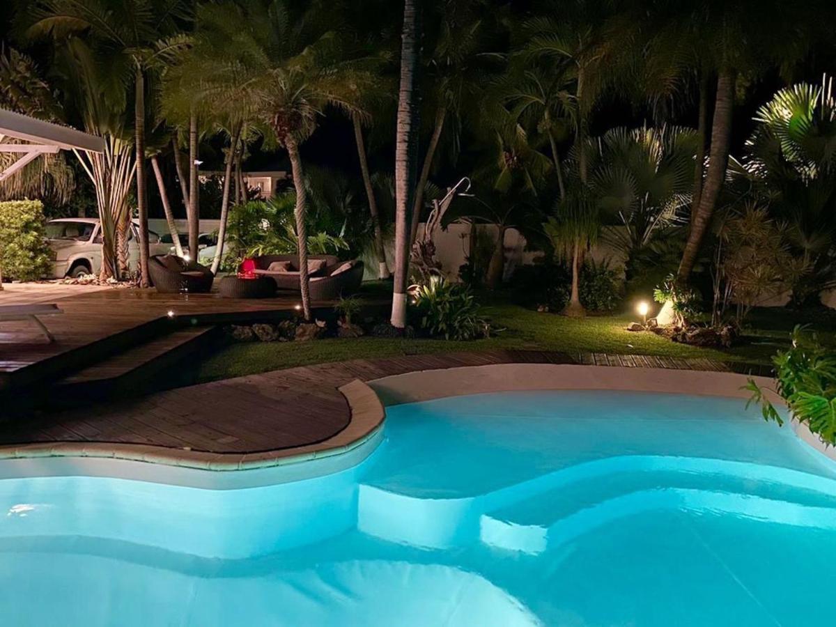 Villa Iguanou Et Piscine En Bord De Mer Proche Plages Marina Et Golf Saint-Francois  Kültér fotó