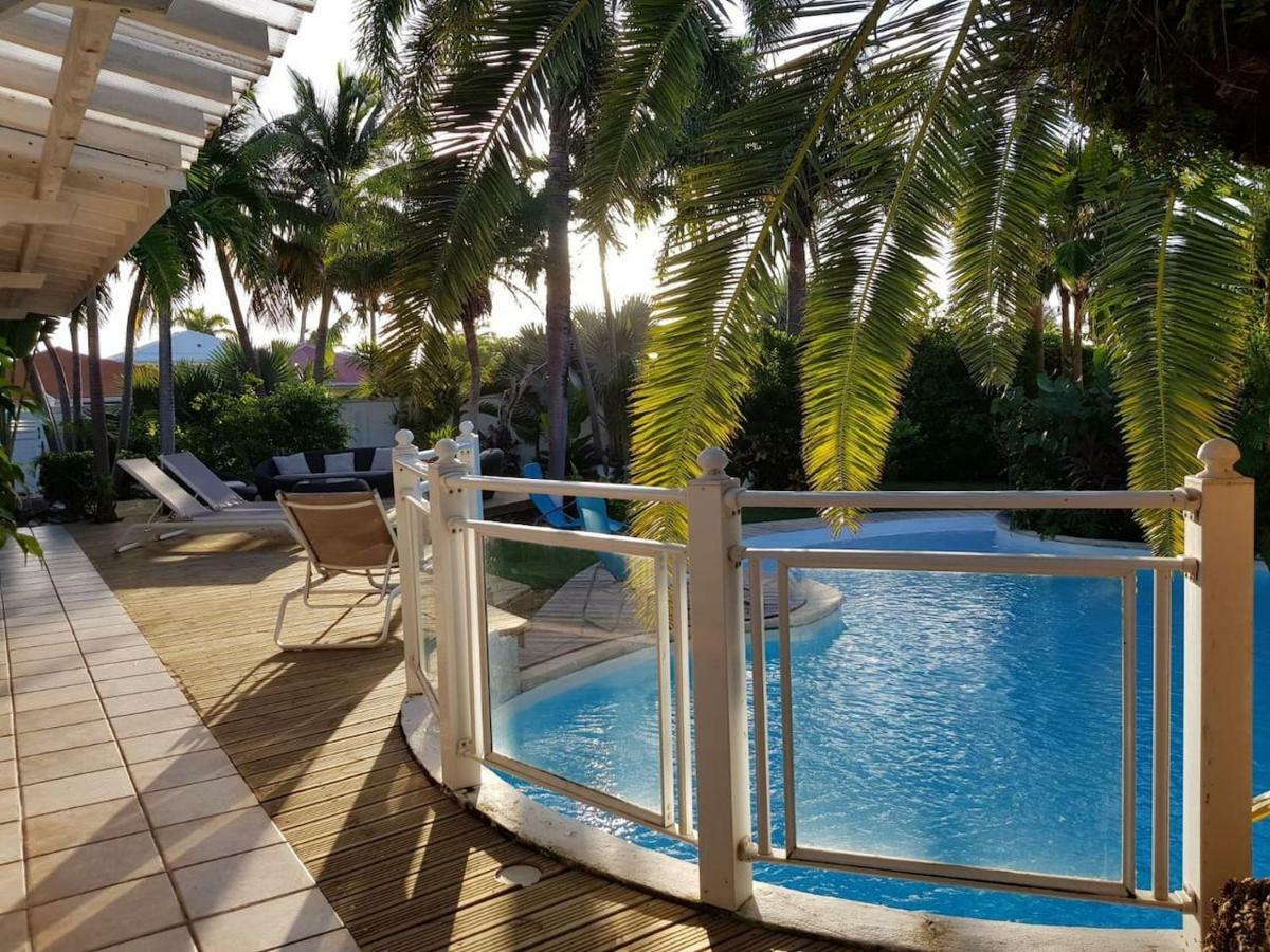 Villa Iguanou Et Piscine En Bord De Mer Proche Plages Marina Et Golf Saint-Francois  Kültér fotó