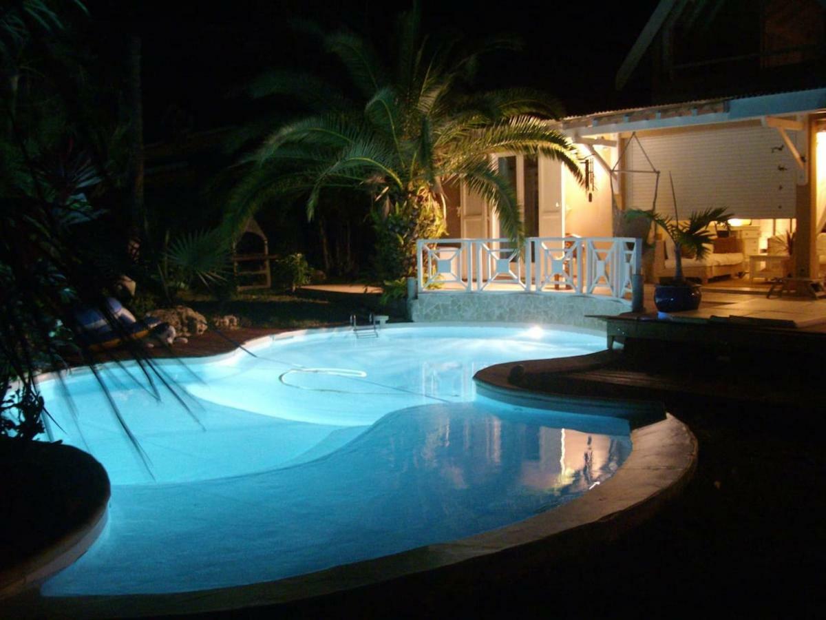 Villa Iguanou Et Piscine En Bord De Mer Proche Plages Marina Et Golf Saint-Francois  Kültér fotó